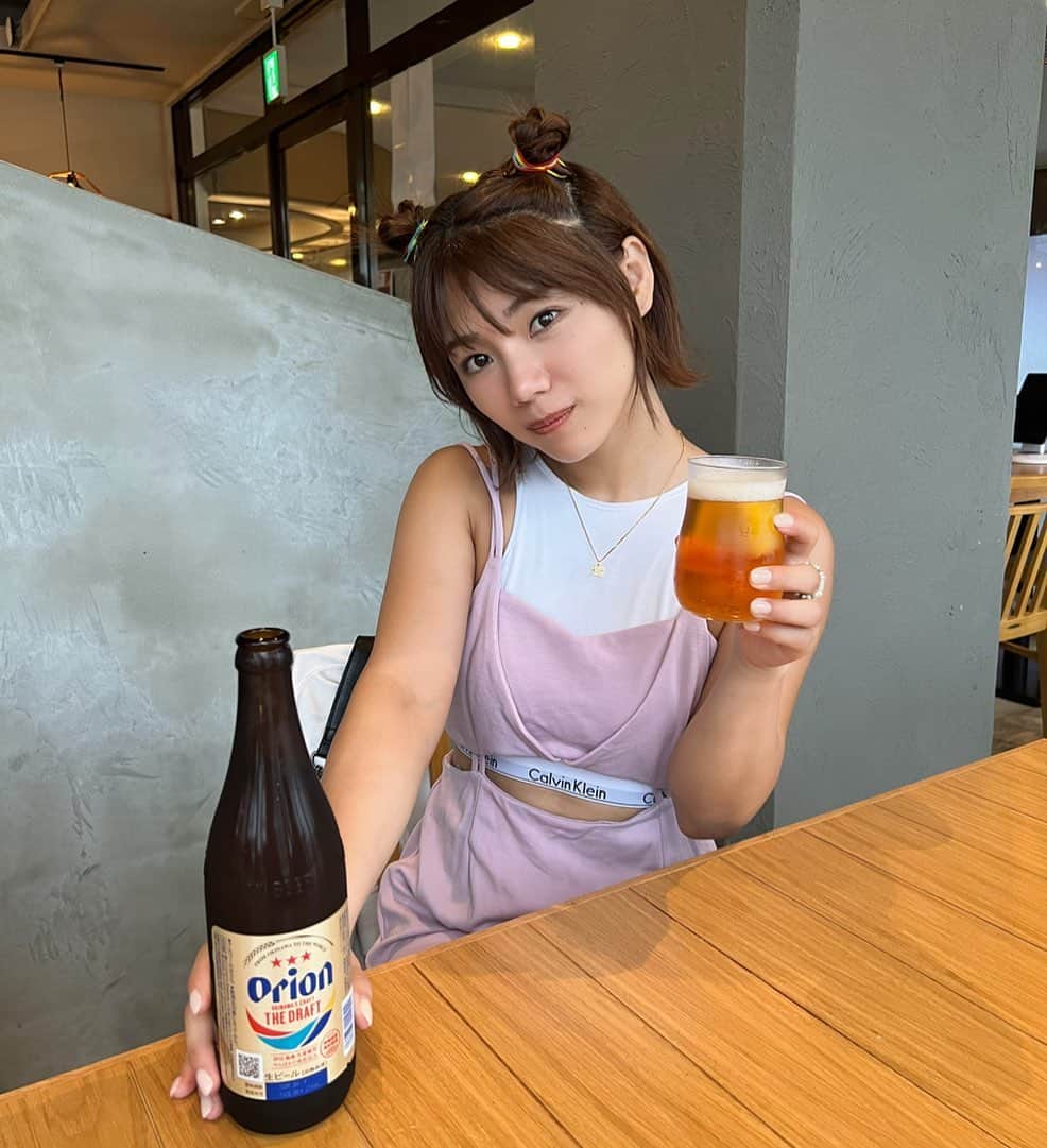大川成美さんのインスタグラム写真 - (大川成美Instagram)「もう一日頑張ります💘 2杯だけいただきましたー😇  オリオン好き。」6月22日 0時06分 - naru_coco