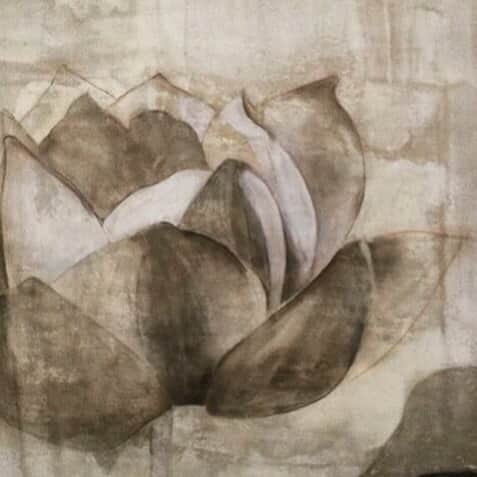 Uzo Hiramatsuのインスタグラム：「past work #painter #Japan #fukuoka #contemporaryart #painting #drawing #mixedmedia  #flower #flowers」