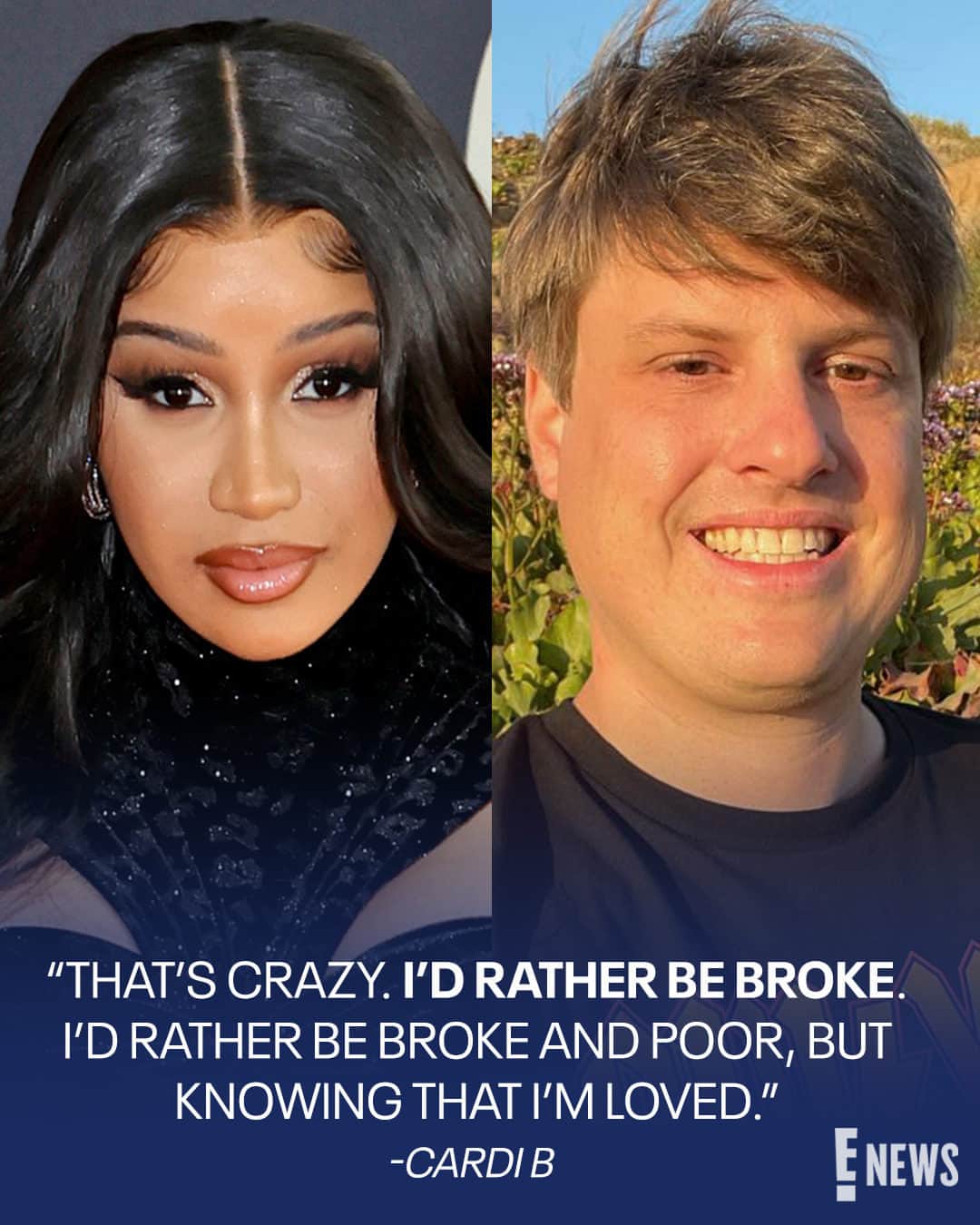 E! Onlineさんのインスタグラム写真 - (E! OnlineInstagram)「Cardi B does not in fact like it. She calls out Brian Szas' decision to attend a Blink-182 concert while his stepfather Hamish Harding remains missing aboard the Titanic submersible—link in bio. (📷: Getty/Facebook)」6月22日 1時30分 - enews