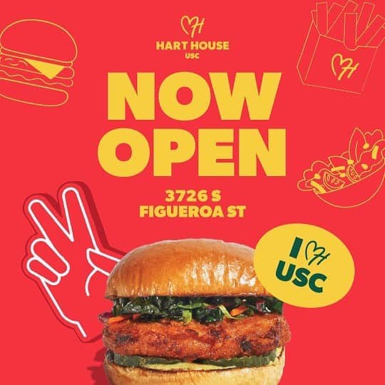 ケビン・ハートのインスタグラム：「Let’s gooooooooooo!!!!!!! Our 4th Location is officially open on the USC campus in LA!!!!! We are growing baby!!!!!! I love it and I love all of you!!!!! Now come “Eat Your Hart Out” 💪🏾💪🏾💪🏾💪🏾💪🏾💪🏾 @myharthouse」