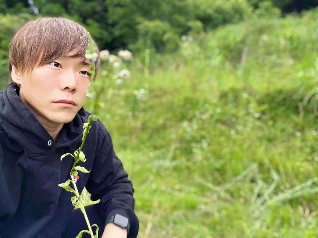 AJ UNITEDのインスタグラム：「食べるか迷ってます… 周り雑草しかありません…  #AJUNITED #AJユナイテッド #静岡」