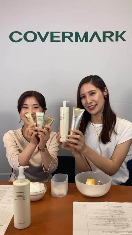 カバーマーク【公式】のインスタグラム：「クレンジングの効果をさらに高める「落ちと潤い」を両立した実力派洗顔！ 今回ご紹介したセットはプロフィール欄のURLからもお求めいただけます🌟 ぜひチェックしてみてください😉」