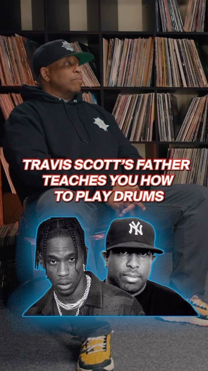 DJプレミアのインスタグラム：「Salute @travisscott his Dad Jack, his Uncle Travis, his Aunt Senora, his Grandmother Mrs. Webster for so many steps of my career!  Love Always 🙏🏾💜💛.  DOPE INTERVIEW!!! Thanks Noah Callahan-Bever @n_c_b and The whole IDEA GENERATION @ideageneration Well Done! @acura @youtube」