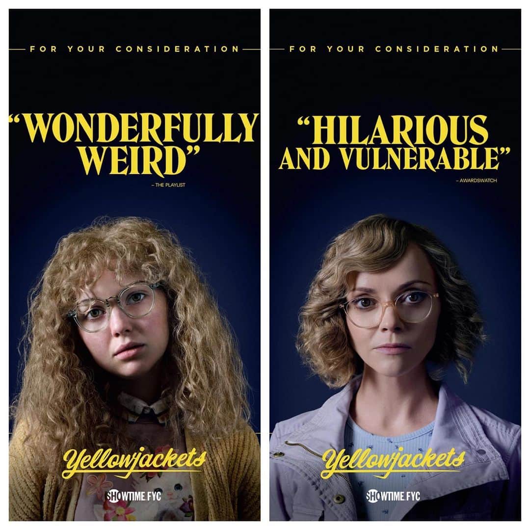 サミー・ハンラティのインスタグラム：「FYC Emmy voting - you know what to do♥️ This @yellowjackets cast inspires me so much! Each and every one of these incredible humans, including our “guest cast” is so incredibly fantastic! So much heart goes into making our wild show! The directing was incredible this season. The writing was beautiful and heartbreaking; our casting killed it again; wardrobe was out of this world,  @amyparris you are a genius; hair and makeup; props; our ADs, PAs, and literally everyone else! They all deserve recognition for their incredible work this season! #fyc #emmys #yellowjackets #showtime」