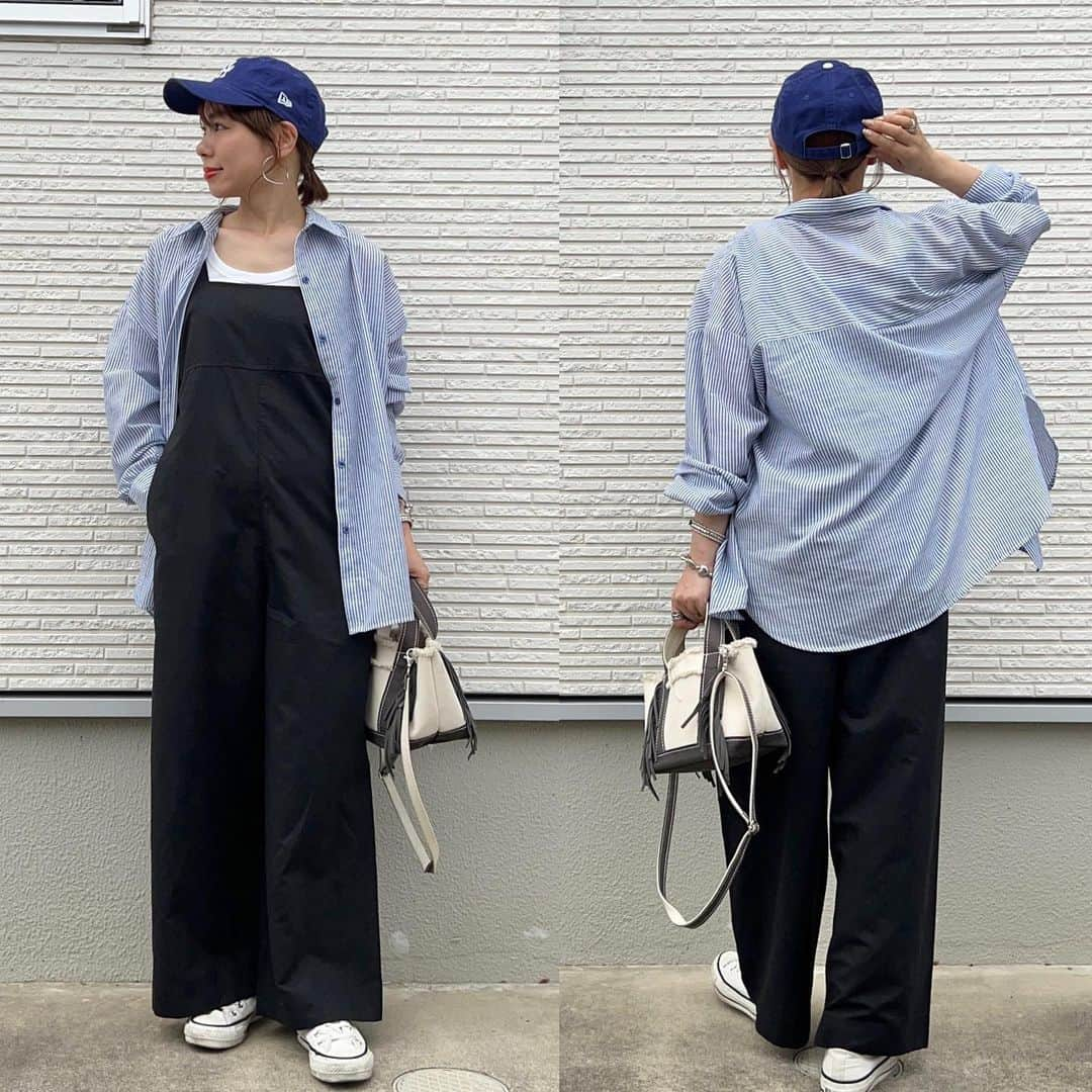 keicoさんのインスタグラム写真 - (keicoInstagram)「⭐︎⭐︎⭐︎ ZARA SALE みんな何か買ったかな⁉️ 🛒に入ってるけどまだポチッとしてない。 . . . 前から気になってた♡  @uniqlo   🏷️リネンブレンドサロペット　  着回ししてみた♻️ . . . . . #プチプラコーデ #ママコーデ #低身長コーデ #locari #カジュアルコーデ #153cm #低身長 #ユニクロ #リネンブランドサロペット#uniqlo #ユニクロコーデ #しまむらコーデ #しまむら #シャツコーデ #シアーシャツ #カジュアルコーデ #newera #キャップコーデ #着回しコーデ」6月22日 7時46分 - loverara.loverara