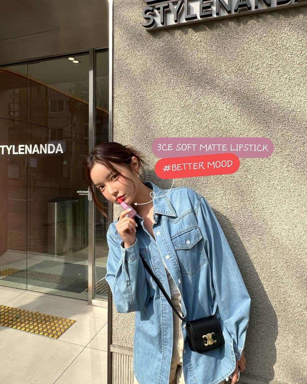 Official STYLENANDAさんのインスタグラム写真 - (Official STYLENANDAInstagram)「오늘의 MOTD LIP!💄 3CE SOFT MATTE LIPSTICK  # BETTER MOOD 💗💗💗  여러분의 #MOTD, #OOTD 를 @houseof3ce 를 태그해 공유해 주세요!  Please share your MOTD, OOTD with @houseof3ce tag :)  #3CENEWTAKEPUREPARING #3CE뉴테이크퓨어페어링 #3CESOFTMATTELIPSTICK #3ce #3cestylenanda」6月22日 9時00分 - houseof3ce