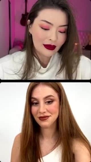 のインスタグラム：「Bora ver essa live da alegria junto com a @marimaria e @joycekitamura falando de @marimariamakeup ✨🧡 Vocês encontram todas as makes da coleção Ginger 🧡 da Mari Maria Makeup no site e nas lojas físicas da @lojasrenner ✨ Já aproveitem e baixem o app da @lojasrenner para aproveitarem as facilidades ✨ e tem parcelamento em até 10x no cartão Renner ✨」