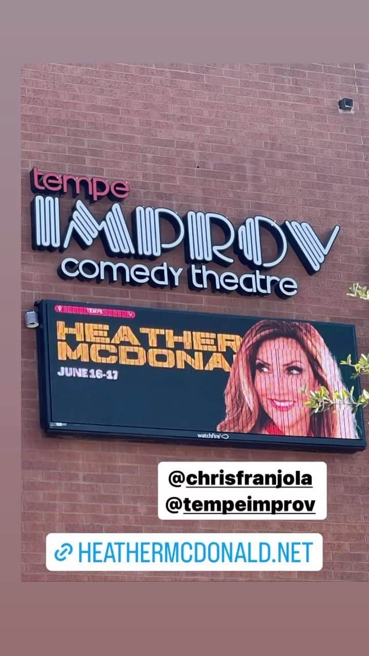 ヘザー・マクドナルドのインスタグラム：「Fun weekend @chrisfranjola」