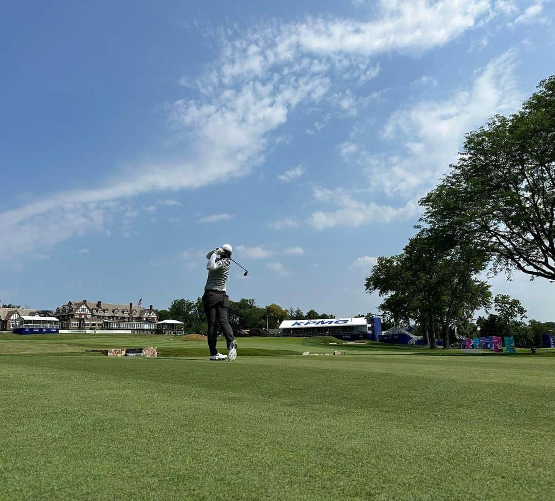 笹生優花のインスタグラム：「KPMG Women’s PGA Championship  Let’s get it ⛳️」