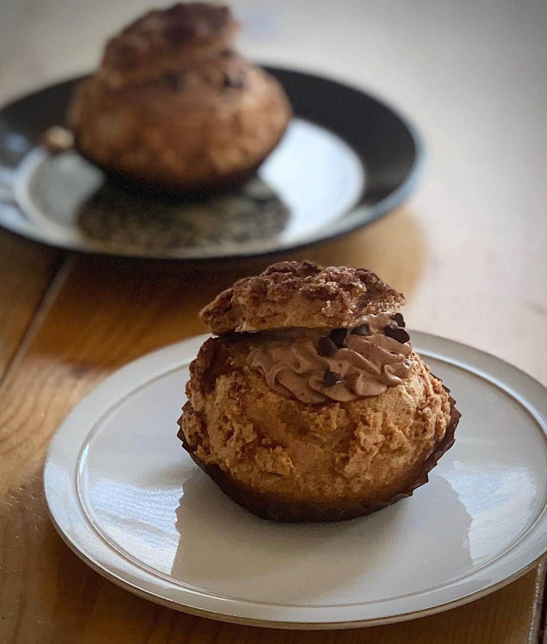 OKAのインスタグラム：「朝ごはん。ダイエット宣言はいずこ？」