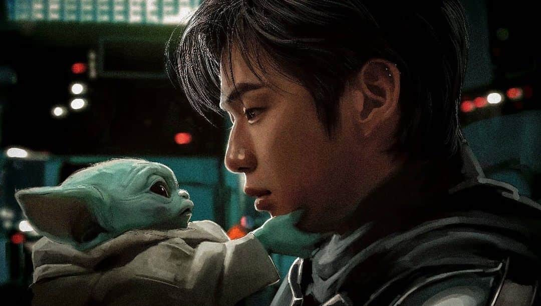 カン・ダニエルのインスタグラム：「I found something..😍 @starwarskorea」