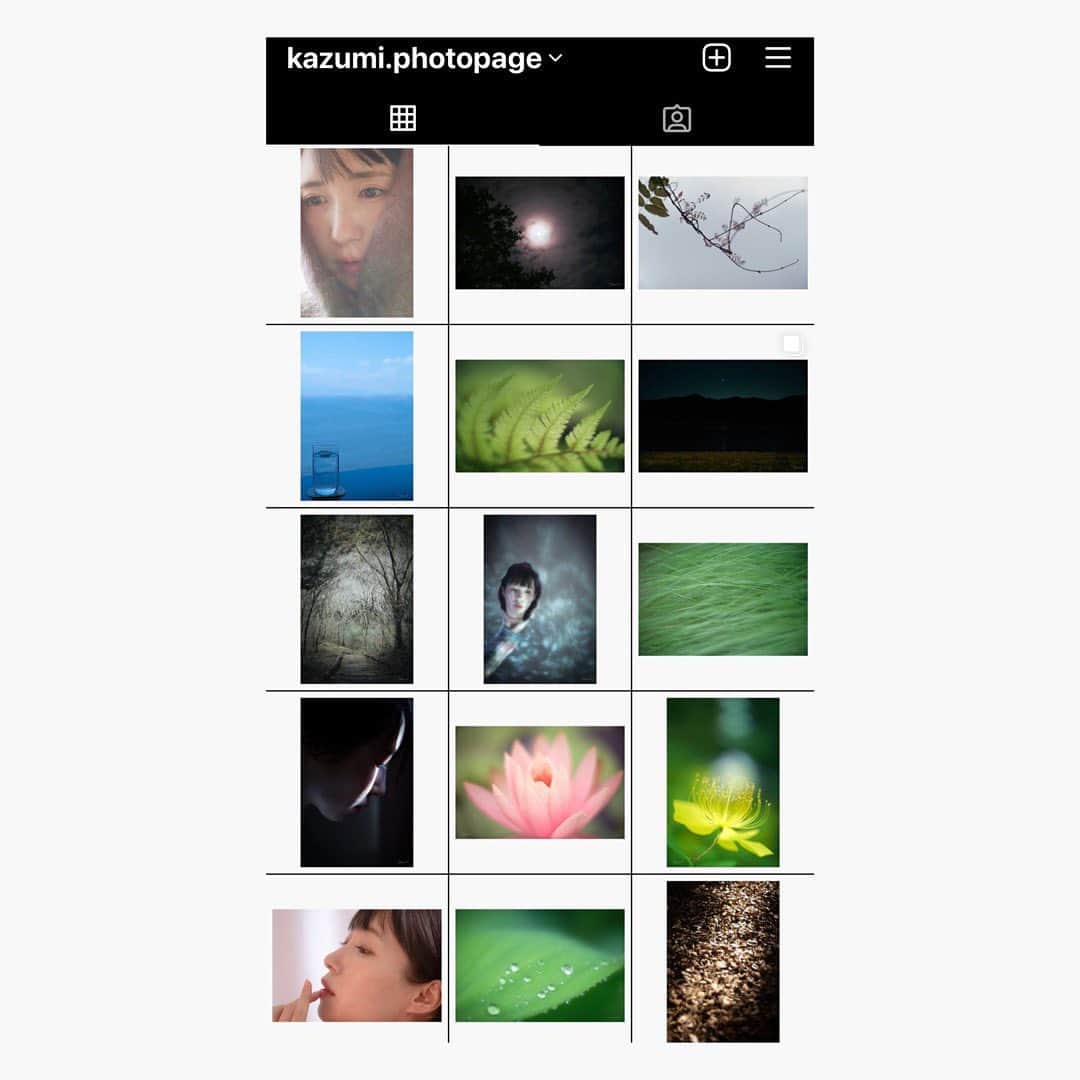 花澄のインスタグラム：「写真専用ページを作りました。 「せかいはうつくしい」 こちらもよかったら フォローをおねがいします。 @kazumi.photopage」