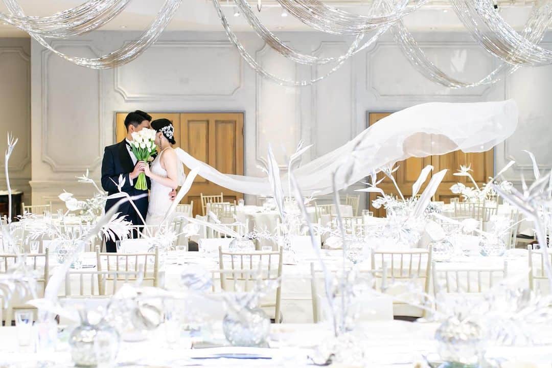 TRUNK BY SHOTO GALLERYのインスタグラム：「decoration  @natsu.tsg @hirasawa.tsg   #trunkwedding  #trunkbyshotogalally  #渋谷 #装飾 #空間デザイン #ゲストテーブル装花」