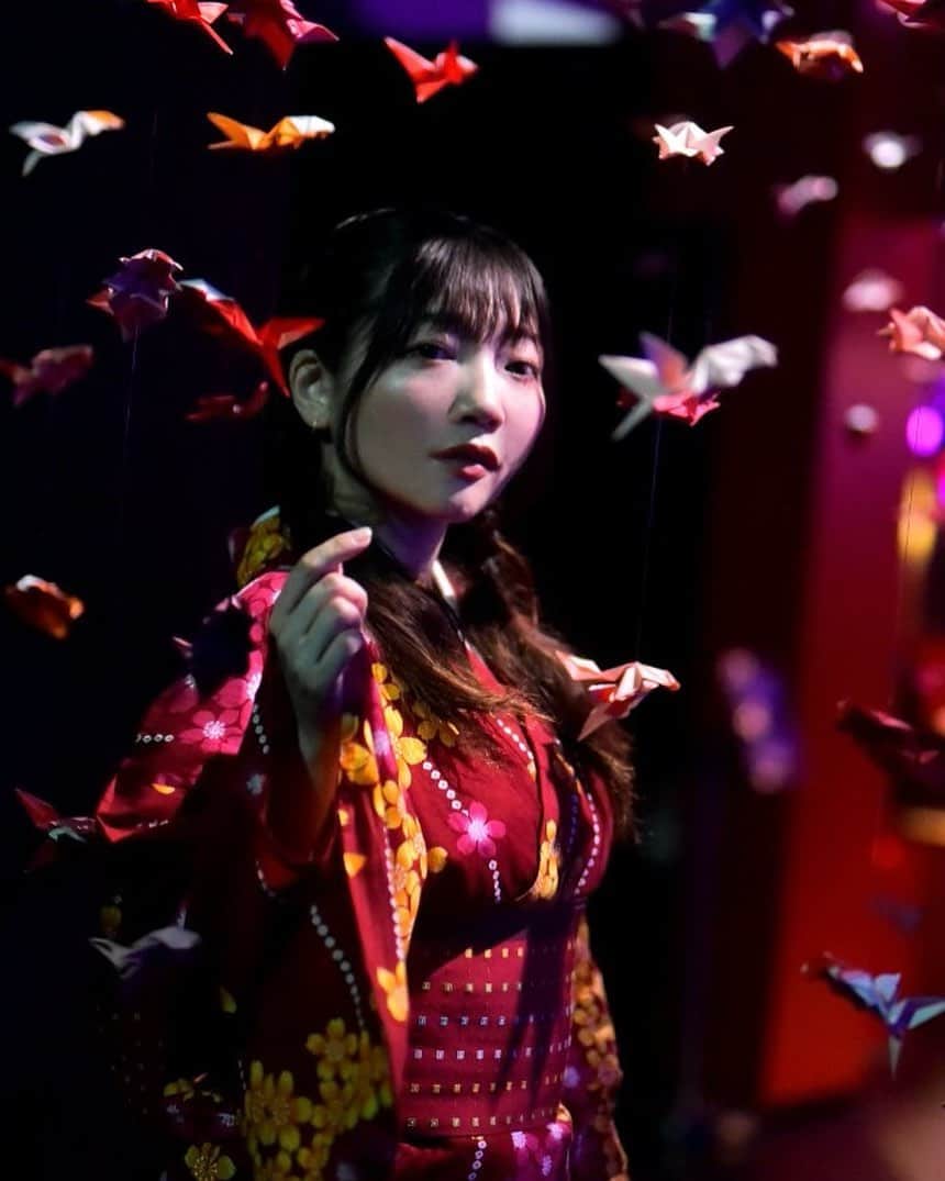 碧波彩のインスタグラム：「#portrait  #art #yukata #asiangirls  #金魚」