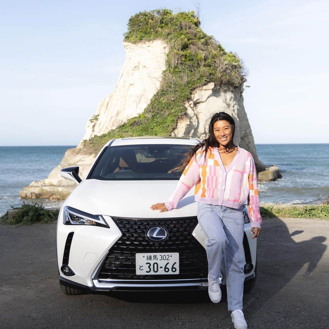 前田マヒナのインスタグラム：「The only time I’m blinged out is when I’m in Japan with Lexus Koishikawa  いつもありがとございます @lexus_jp  #lexuskoishikawa  #UX250H Photo @norihiro_takeda」