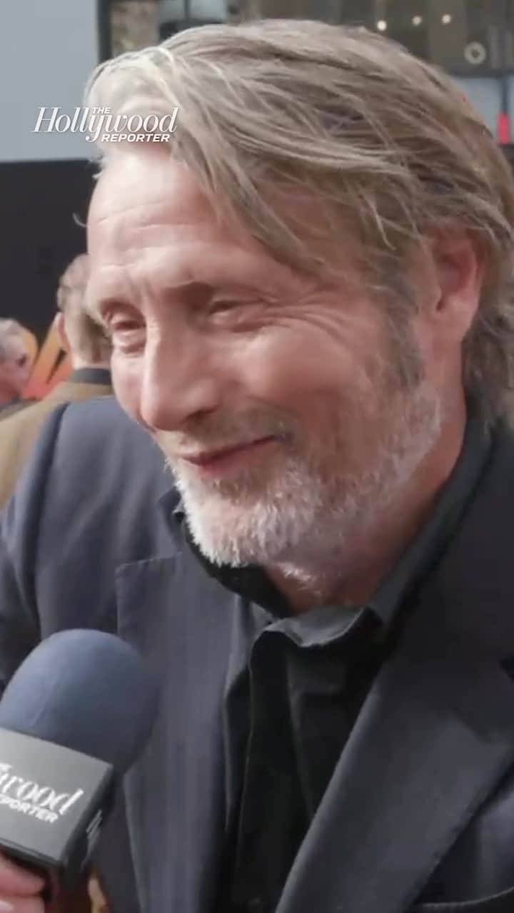 ハリウッド・リポーターのインスタグラム：「#MadsMikkelsen says the best part of playing a villain in #IndianaJones5 was getting to kick #HarrisonFord’s a—」
