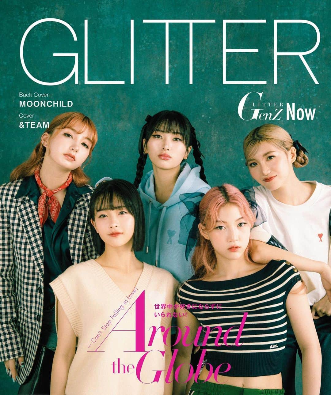 唐沢憲司のインスタグラム：「GLITTER✖️MOON CHILD✖️Ami Paris 是非ご覧下さい✨  @glitter.mag  @moonchild_official_ig  @amiparis   ・・・ 【表紙解禁！】６月２７日（火）GLITTER 2023 Summer issue発売！　 全国の書店・ネット書店にて予約受付開始中  W カバーともに今注目を集めるグローバルアーティストが初登場！  バックカバーはデビュー後すぐに話題となった５人組ガールズグループ「MOONCHILD」。  本誌では世界中から愛されるIt Brand・AMI PARISと世界へ羽ばたくIt Girls・MOONCHILDのワールドワイドなコラボレーションを特集。。  そして、フロントカバーは今、大注目の&TEAM。 中面では20ページに渡り、メンバーの魅力と６月１４日に発売された2nd EP『First Howling : WE』について余すところなく詰め込んでいます。  発売日にはGLITTER ChannelでカバーシューティングのSpecial movieも公開予定！  その他、ライフスタイルマガジンとして、「エイジレス」「ボーダーレス」「ジェンダーフリー」をテーマにしたファッション、美容、トラベル、エンタメ情報をお届け。  本号で３回目の開催となる「GLITTER BEAUTY&WELLNESS AWARDS ２０２３上半期」では、  ２０２２年〜２０２３年上半期までの１年に発売された美容・ウェルネスアイテムから、選りすぐりの受賞商品をご紹介！  Z世代のトレンドをクローズアップした「GenZ」特集、 そしてYou Tubeで絶大な人気を誇るライフコンサルタント・IROHA さんによる、「六宝陰陽学×Gem Muse Fortune GLITTER Specialver.の２０２３年下半期の運勢」特集にもご注目ください。  グリッター（きらめき・輝き・人の目を奪う）な人生を！  #MOONCHILD @moonchild_official_ig  #amiparis @amiparis   #GLLTTER #グリッターマガジン」