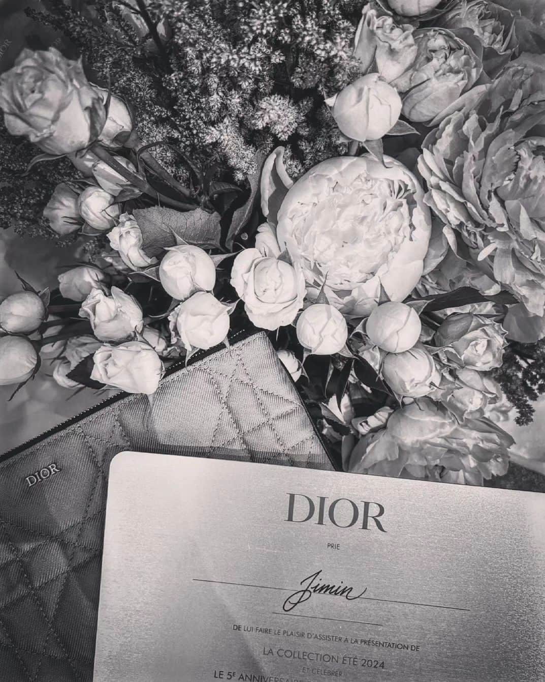 JIMINのインスタグラム：「#Dior #DiorSummer24  💜」