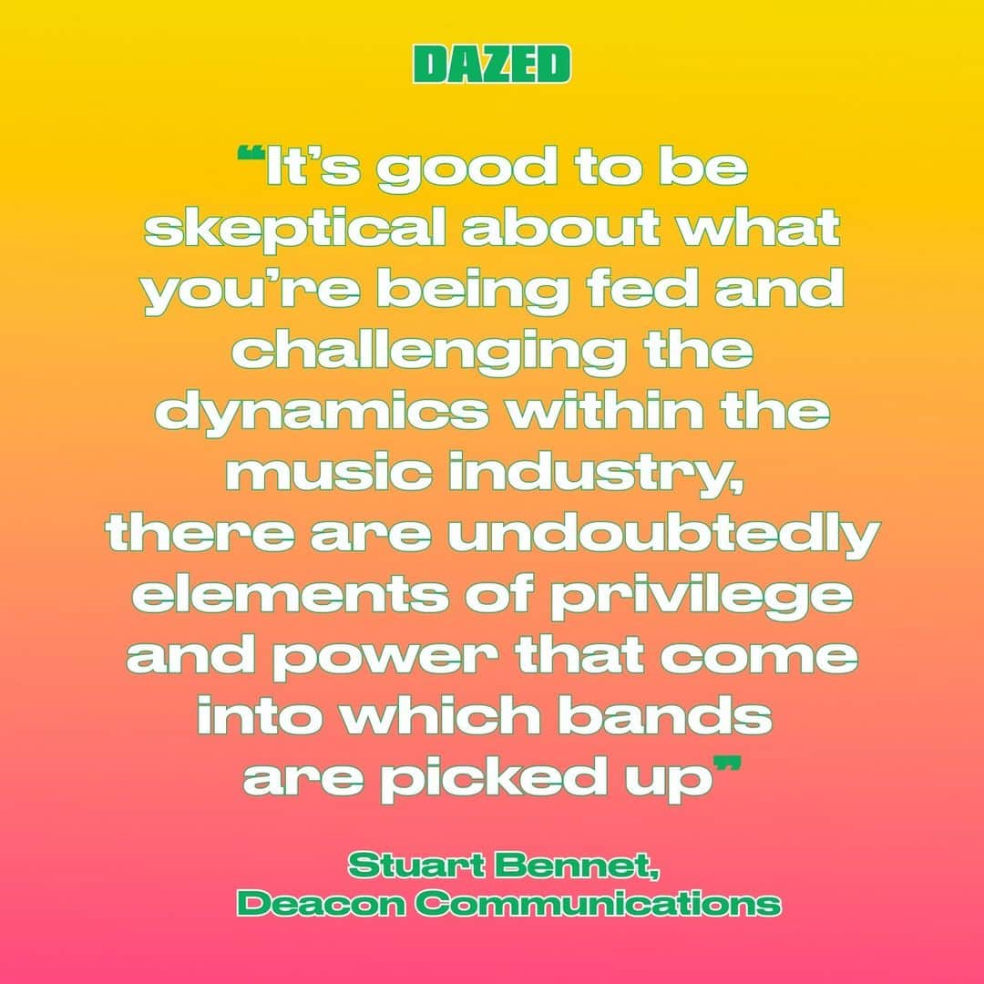Dazed Magazineさんのインスタグラム写真 - (Dazed MagazineInstagram)「This week, rock band @pictureparlour_ faced an online backlash for being an ‘industry plant’ – but while there are problems with how the music industry decides which artists to promote, success isn’t always an elaborate conspiracy.⁠ ⁠ While it has no fixed definition, “industry plant” is generally agreed to describe a situation where a new artist or band pretends to be independent, all the while secretly enjoying financial backing and industry support. ⁠ ⁠ The charge has been leveled at a number of commercial artists, including #LanaDelRay and #BillieEilish but an element of deception is key – it would be a redundant way of describing an obviously manufactured boyband. Instead, it’s about an artist being marketed in a cynical and inauthentic way, which is partly why it inspires such indignation: no one likes to be taken for a fool. ⁠ ⁠ Read "in defence of industry plants" through the link in our bio 🔗⁠ ⁠ ✍️ @jamesduncangreig」6月22日 23時28分 - dazed