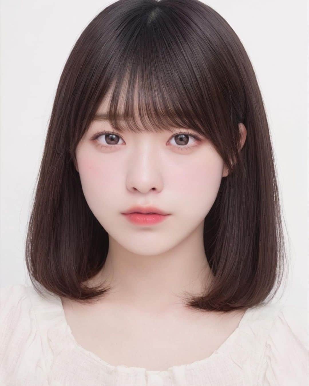 のインスタグラム：「♡ 流行りのAIプロフィールで塩見のAIをつくってみた（´・-・。） いつもと雰囲気違うけどめちゃ可愛いから早くAIになりたい どのしおみがすき？♡ #AIプロフィール　#SNOW #AIアバター」