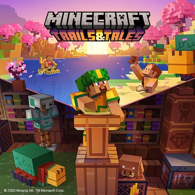UTme! ユーティミーのインスタグラム：「大人気ゲームマインクラフトの大型アップデート「Trails & Tales (旅路と物語) アップデート」の配信を記念して、ゲームに登場するモブやアイテムがUTme!スタンプに追加。  新たに追加されたスタンプセットでマインクラフトの世界を作成しよう。  #utme #uniqlo #Minecraft #オリジナルtシャツ」