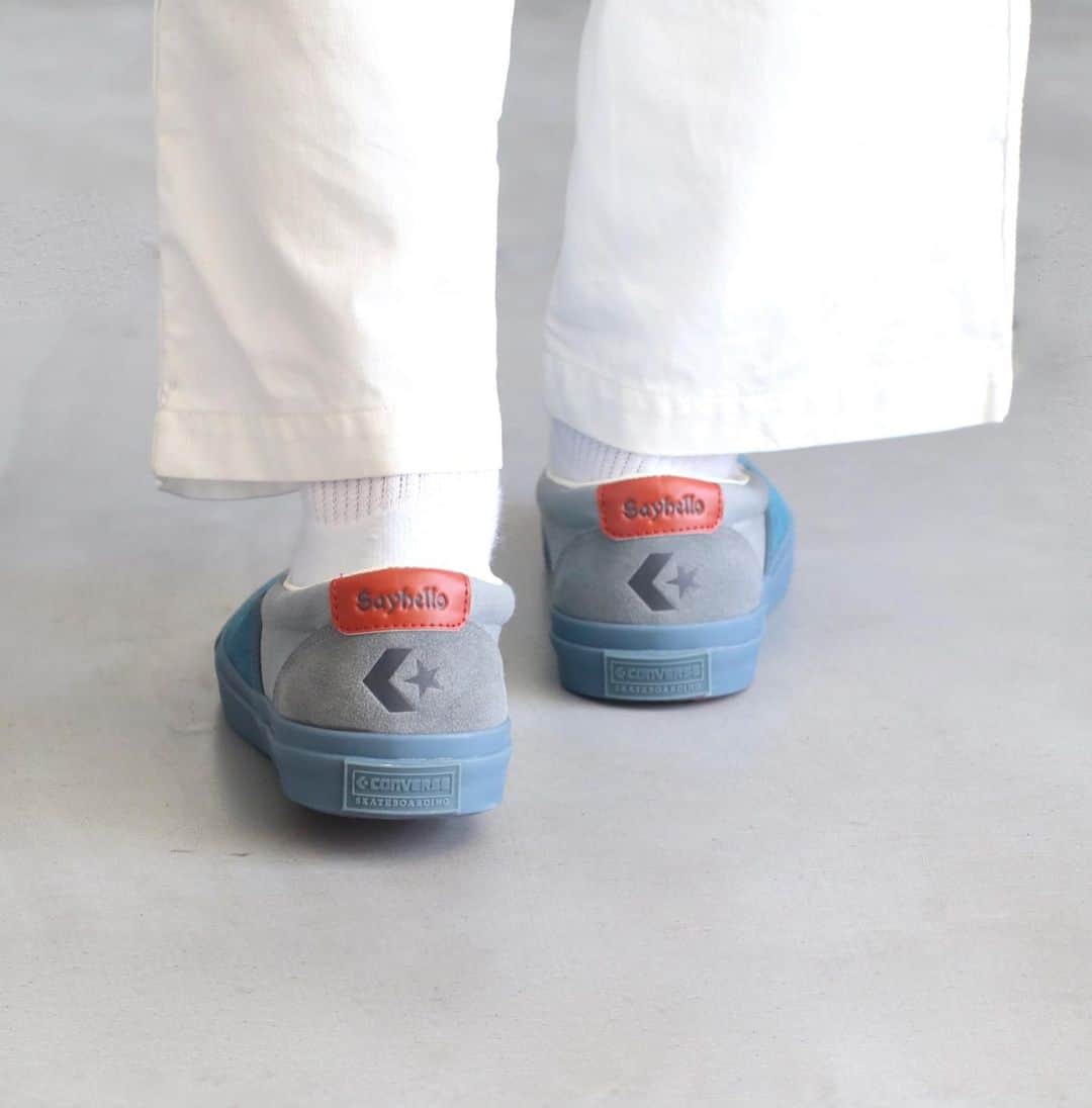 wonder_mountain_irieさんのインスタグラム写真 - (wonder_mountain_irieInstagram)「_ [#2023_SUMMER_SALE] CONVERSE SKATEBOARDING × SAYHELLO / コンバーススケートボーディング×セイハロー "CS SLIP-ON SK SAYHELLO OX" ¥ 14,300- > ¥ 10,725- [25%OFF] _ 〈online store / @digital_mountain〉 https://www.digital-mountain.net _  【オンラインストア#DigitalMountain へのご注文】 *24時間受付 *14時までのご注文で即日発送 *1万円以上ご購入で送料無料/ tel：084-973-8204  _ We can send your order overseas. Ordering procedure details can be found here. >>http://www.digital-mountain.net/html/page56.html  _ #CONVERSESKATEBOARDING #SAYHELLO #コンバーススケートボーディング #セイハロー _ 実店舗：#WonderMountain  〒720-0043  広島県福山市船町2-23 JR 「#福山駅」より徒歩10分 #ワンダーマウンテン #japan #hiroshima #福山 #福山市 #尾道 #倉敷 #鞆の浦 近く _ WOMEN/GOODS： @hacbywondermountain _」6月22日 17時54分 - wonder_mountain_