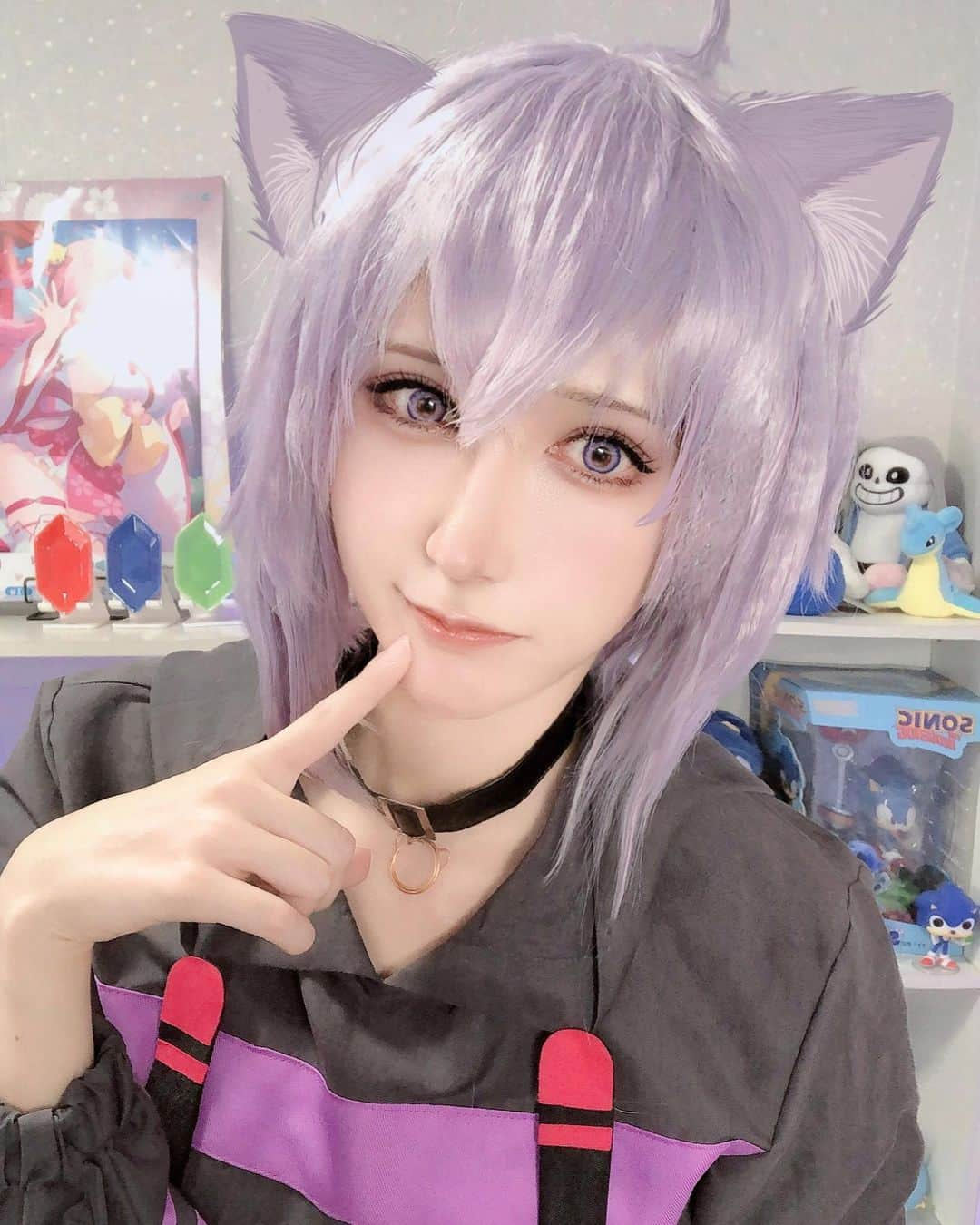 Lizのインスタグラム：「それ、僕でよくなーい？ #コスプレ #コスプレイヤー #猫又おかゆ #おかゆん #ホロライブ #hololive #hololivecosplay #nekomataokayu #cosplay #cosplayer #cosplayergirl #gamer #gamergirl #streamer #twitch #twitchstreamer #ストリーマー #配信者」