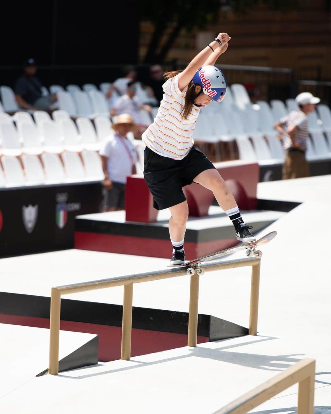 織田夢海さんのインスタグラム写真 - (織田夢海Instagram)「👀 All Eyes On @yumeka_oda_1030 during women’s qualifiers yesterday!   🎥 @alan_hannon  📸 @jakedarwen   #WorldSkateboardingTour #WorldSkateSB #OlympicQualifiers #RoadToParis2024 #OlympicSkateboarding #Skateboarding   @Olympics @Paris2024 @WorldSkateOfficial @streetskateboardingrome」6月22日 19時28分 - yumeka_oda_1030