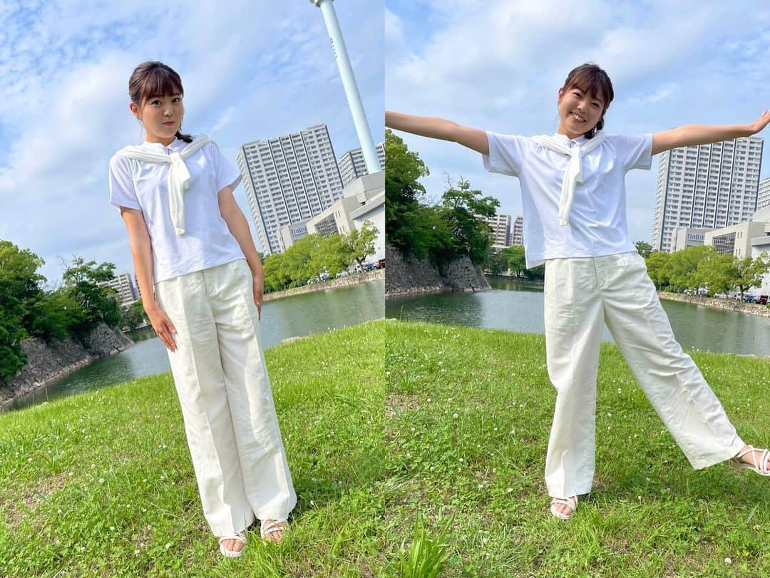 田村友里さんのインスタグラム写真 - (田村友里Instagram)「全身ユニクロです 今流行りのオールホワイトコーデ😆 イマナマ！にてご紹介しました✨  #気に入ったので #お買い上げ #トータルで1万円」6月22日 20時16分 - yuri_tamura0894