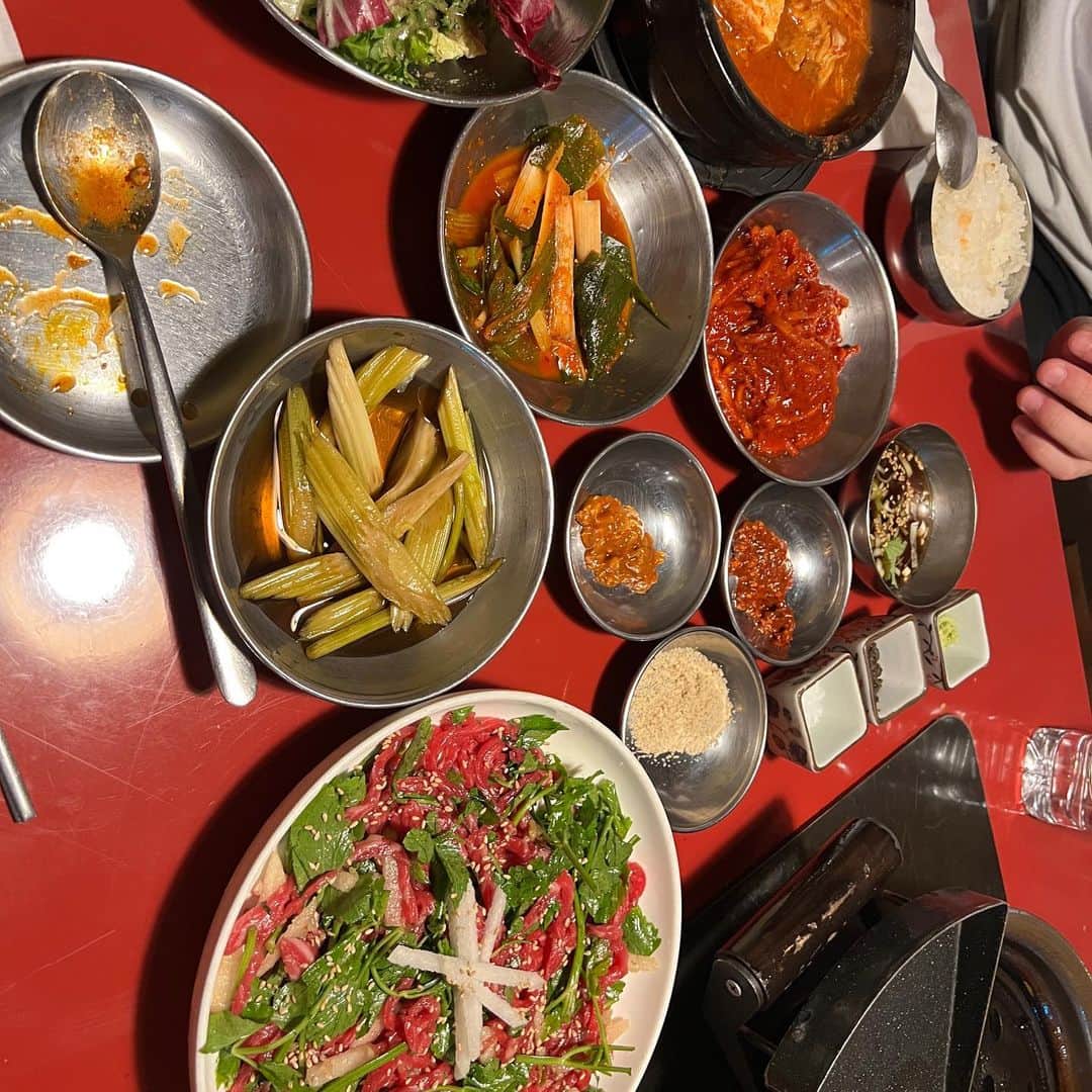 待鳥志織さんのインスタグラム写真 - (待鳥志織Instagram)「韓国でのご飯たち 美味しかった~🇰🇷✨ #韓国旅行」6月22日 20時29分 - __.shiori_