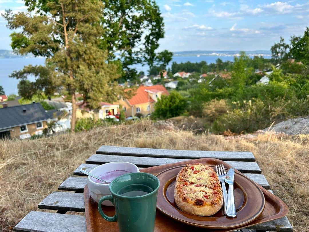 加藤ジーナさんのインスタグラム写真 - (加藤ジーナInstagram)「スウェーデンの田舎町で泊まったエアビー 家からの景色が最高で毎日幸せだったよ〜🖼️☺️✨  何も買い物も仕事もせず ただ近所を歩いたりして 幸せだった〜🥰  #バケーション #エアビー #スウェーデン旅行 #ヨンショーピング #湖畔 #きれいな景色 #のんびり旅行　#airbnbexperience」6月22日 20時35分 - katogina_718