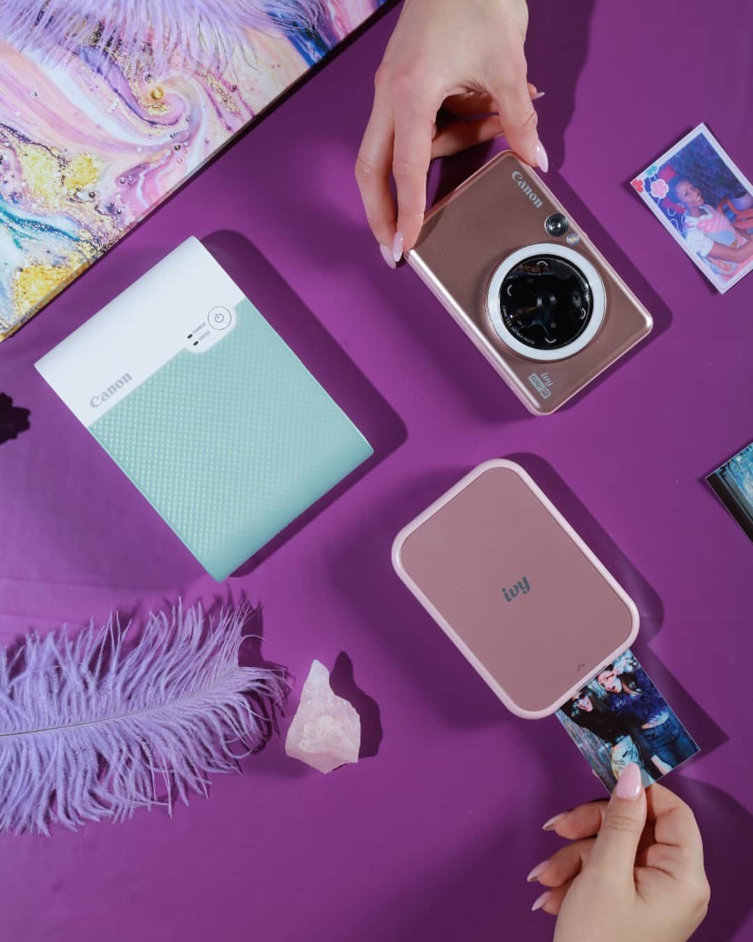 CANON USAさんのインスタグラム写真 - (CANON USAInstagram)「Memories worth saving ✨ Print your favorite photos with our compact & portable printers!」6月22日 22時00分 - canonusa