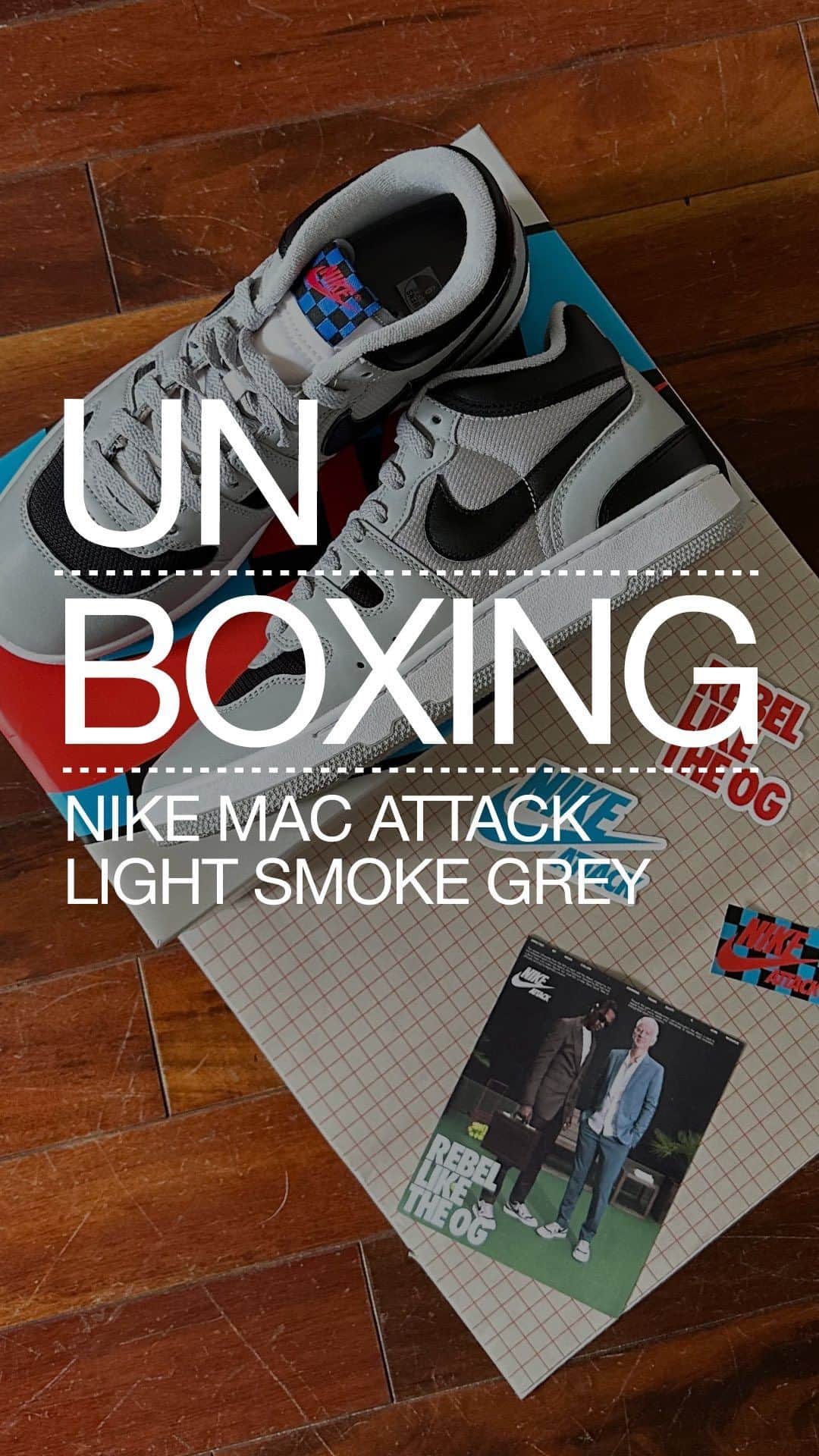 のインスタグラム：「The @nike Mac Attack returns for the first time ever in all of its OG goodness since 1984, here’s a closer look 🎾」