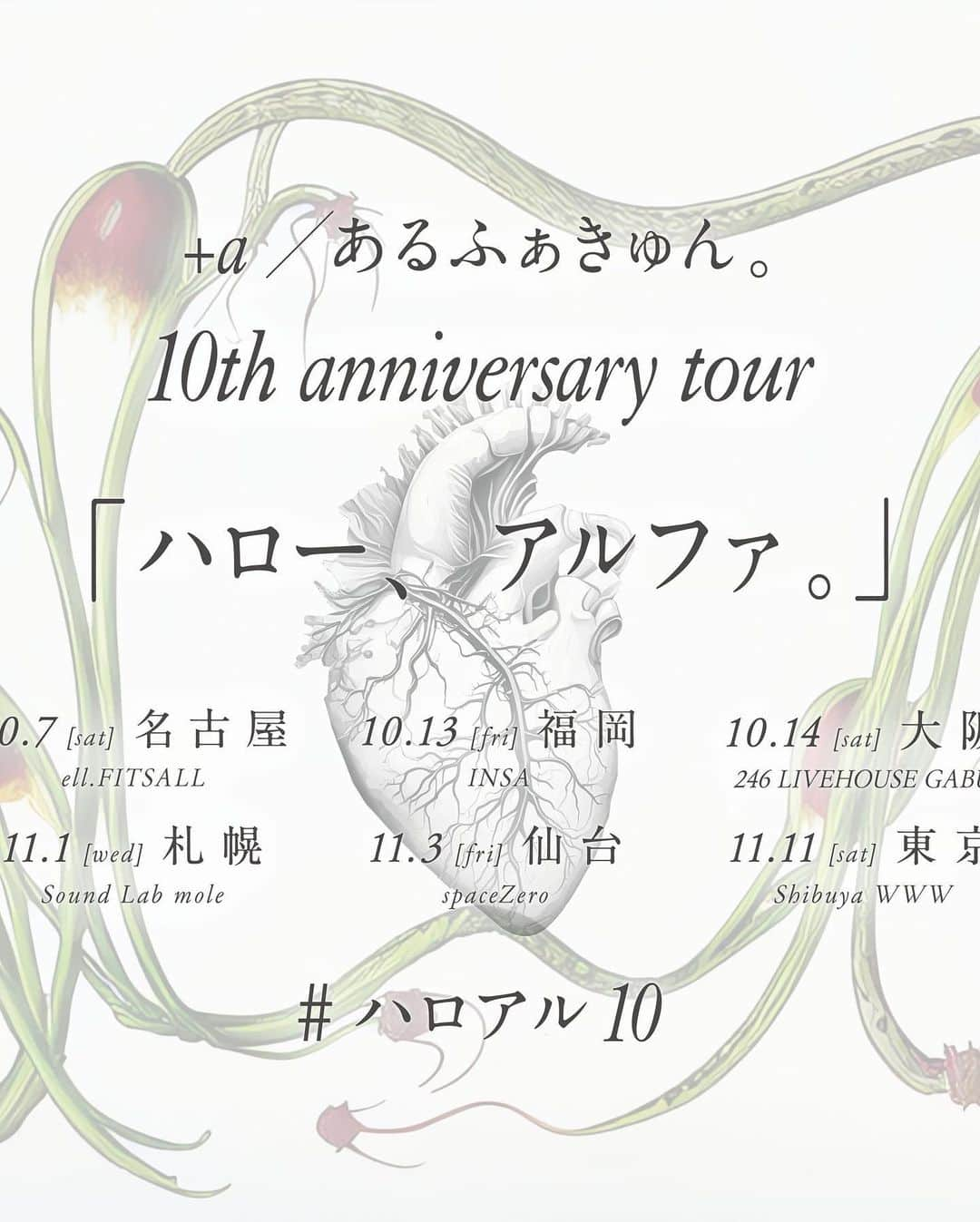 +α/あるふぁきゅん。さんのインスタグラム写真 - (+α/あるふぁきゅん。Instagram)「6.22  十周年記念日が終わった  素晴らしい日だった  YouTubeの銀の盾、この時期に届いた　偶然にしてもおめでたいね　嬉しかった  これまで見ていてくれた貴方、ありがとう　これから先もあるふぁをどうぞよろしく  ライヴ楽しみましょう  #ハロアル10」6月23日 0時04分 - 10alfa10alfa10