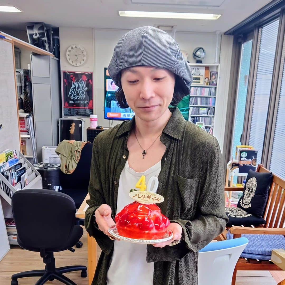 The Birthdayのインスタグラム：「Haruki & Cake !  #thebirthday」