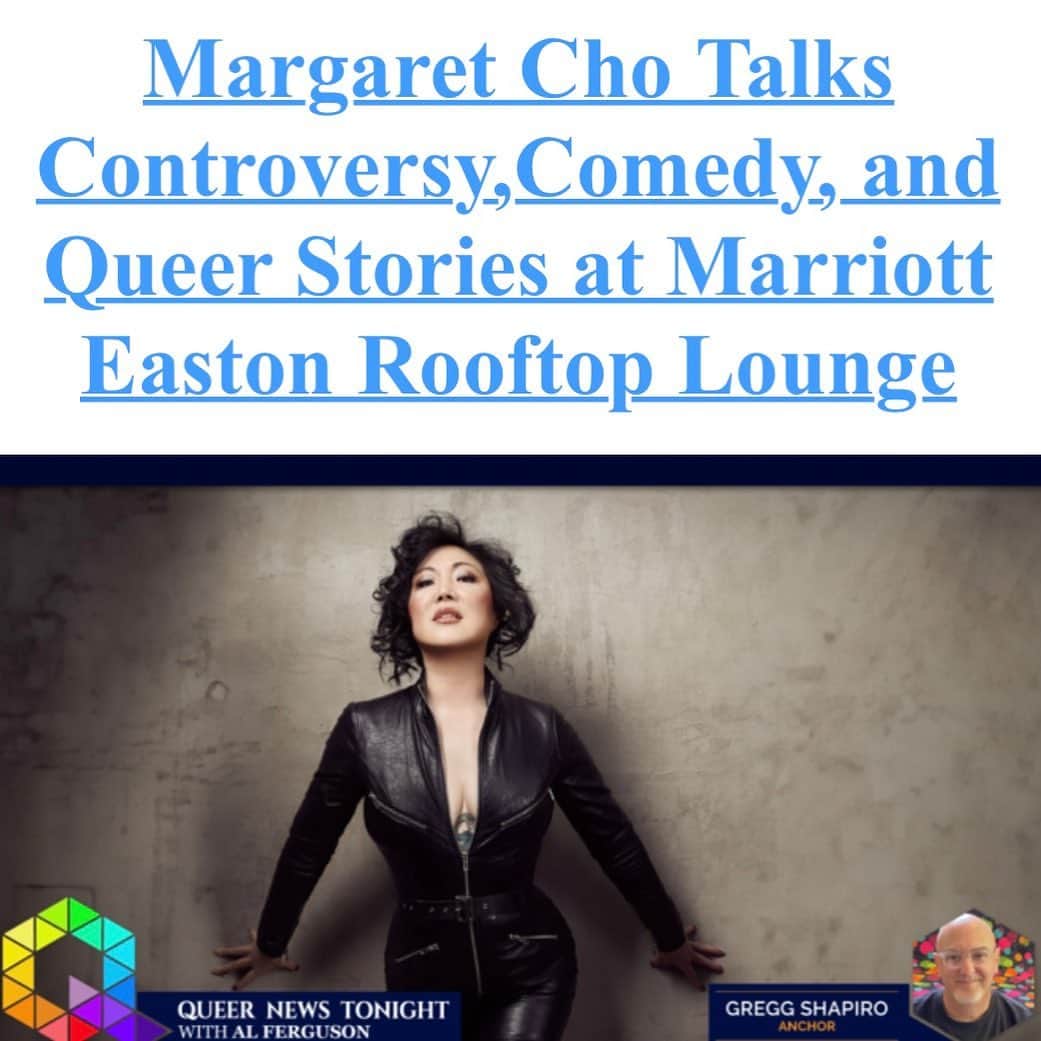 マーガレット・チョーのインスタグラム：「Talking about PRIDE, love for Fire Island and the Sisters of Perpetual Indulgence… video in my stories」