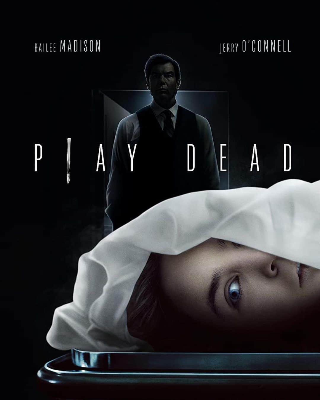 ベイリー・マディソンのインスタグラム：「Spoiler alert: @mrjerryoc is right… we get INTO it. #PlayDead is streaming now on @tubi and your reactions have been everythingggg! Hope you love our wildly intense, FUN & batshit game of 🐱 & 🐁 !! We truly had the best time making it. #JerryFanForLife」