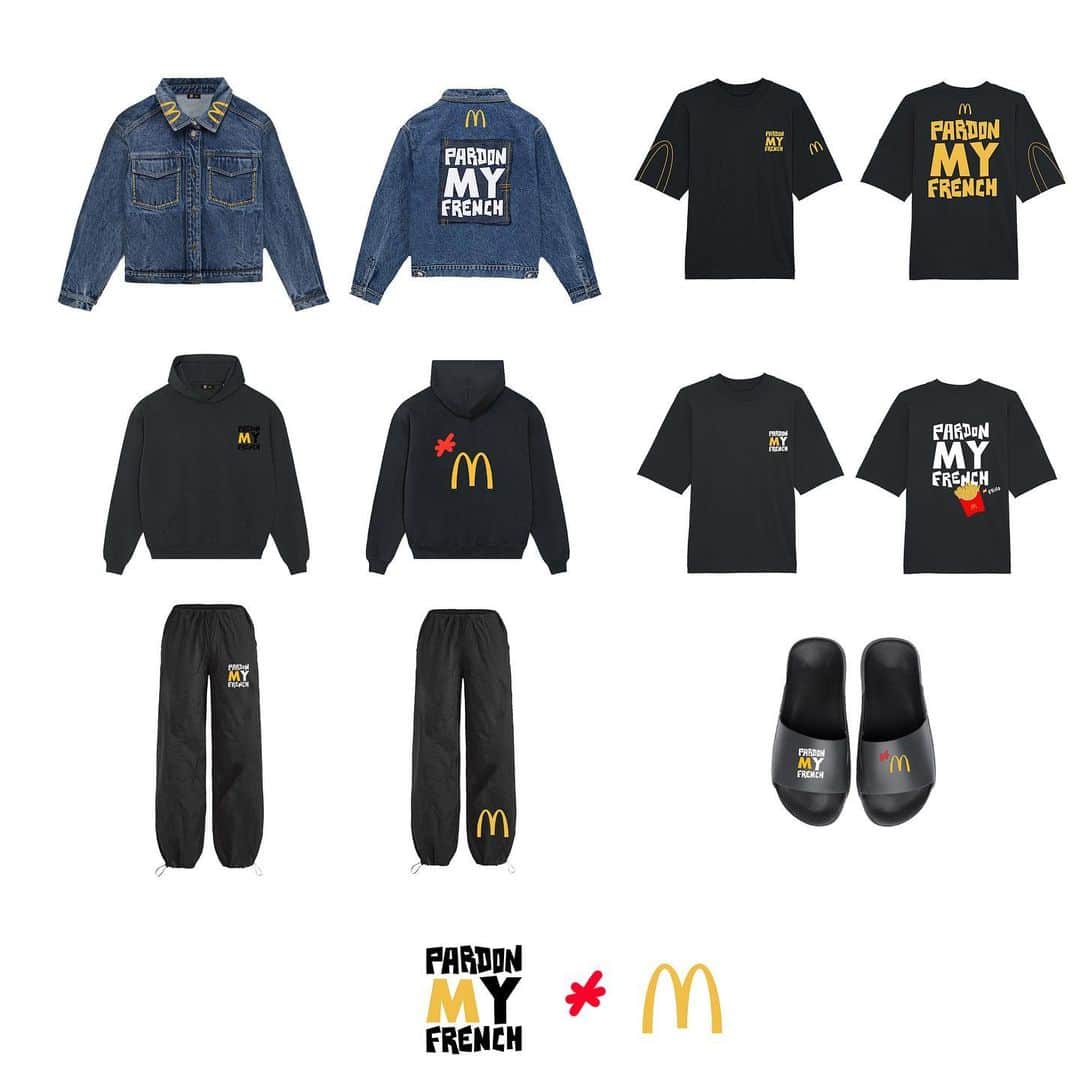 DJスネークのインスタグラム：「⛽️ PARDON MY FRENCH x MC DONALD's COLLAB' ~ OUT NOW」