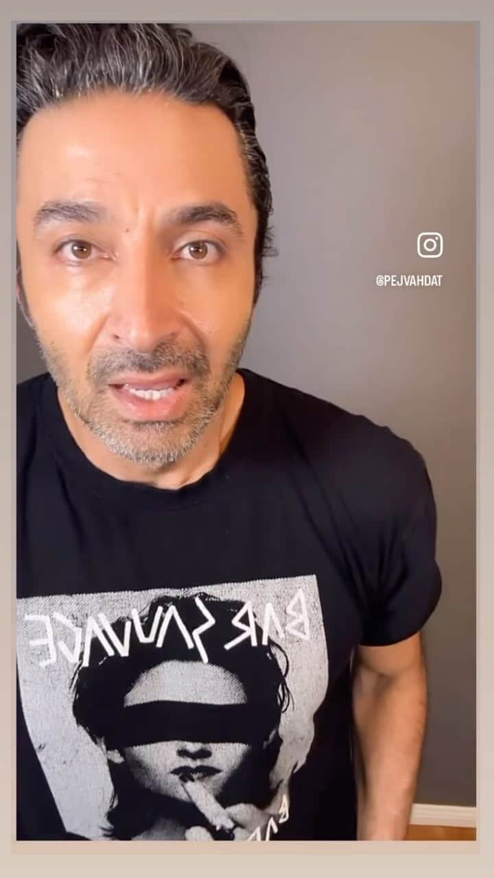 ペジ・ヴァーダトのインスタグラム：「Support the women and girls of Iran and Afghanistan by joining the End Gender Apartheid campaign today. Click the link in my bio.   #EndGenderApartheid #Iran #Afghanistan」