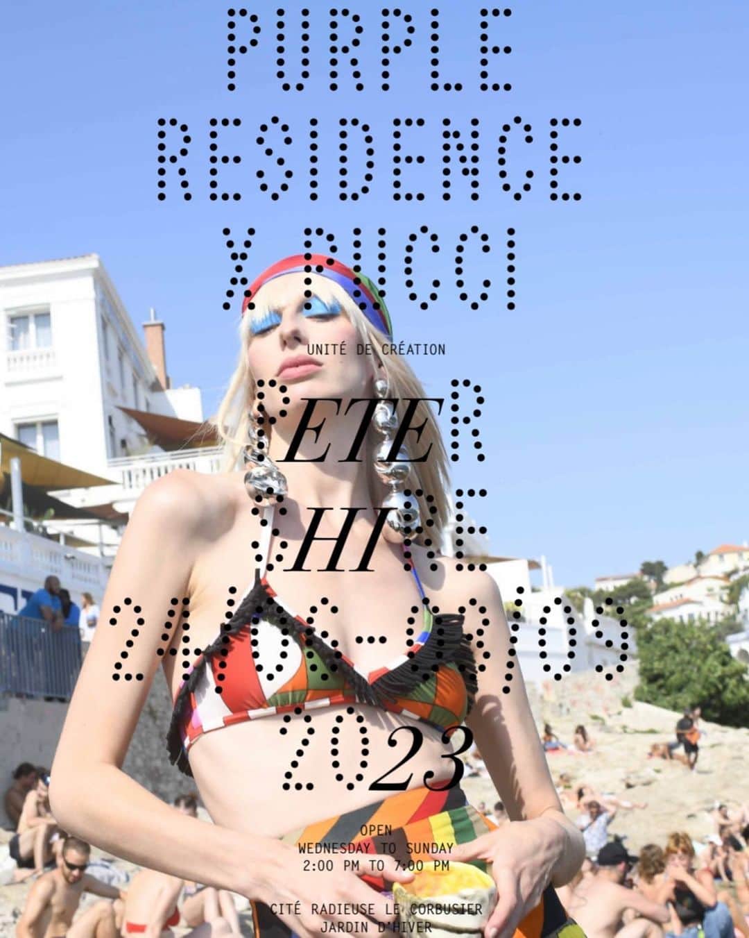 オリヴィエ・ザームのインスタグラム：「I’m so excited to announce the opening of PURPLE RESIDENCE in collaboration with a show of PETER SHIRE @petershire and the participation of PUCCI @emiliopucci, this Saturday at the Cite Radieuse, Marseille.  @emiliopucci  @camillemiceli  @ozpurple  @petershire   #purplexpucci #purpleresidence」