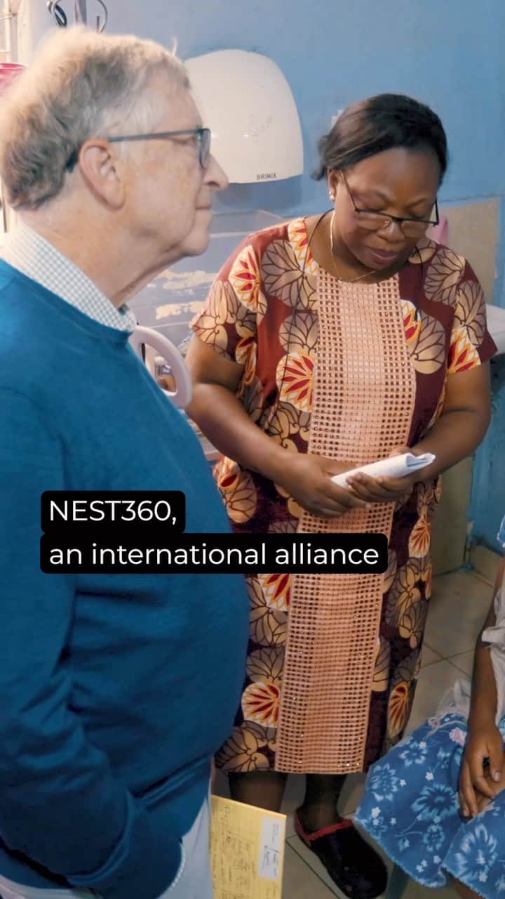ビル・ゲイツのインスタグラム：「@nest360org is doing incredible work to end preventable newborn deaths in African hospitals.」