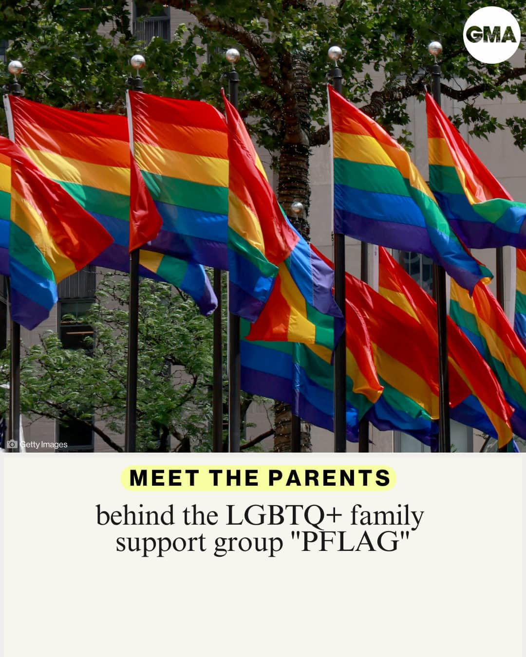 Good Morning Americaさんのインスタグラム写真 - (Good Morning AmericaInstagram)「Meet the parents behind the LGBTQ+ family support group "PFLAG." The organization, which has chapters around the country, turns 50 this year. 🏳️‍🌈  MORE at the link in bio.」6月23日 6時22分 - goodmorningamerica