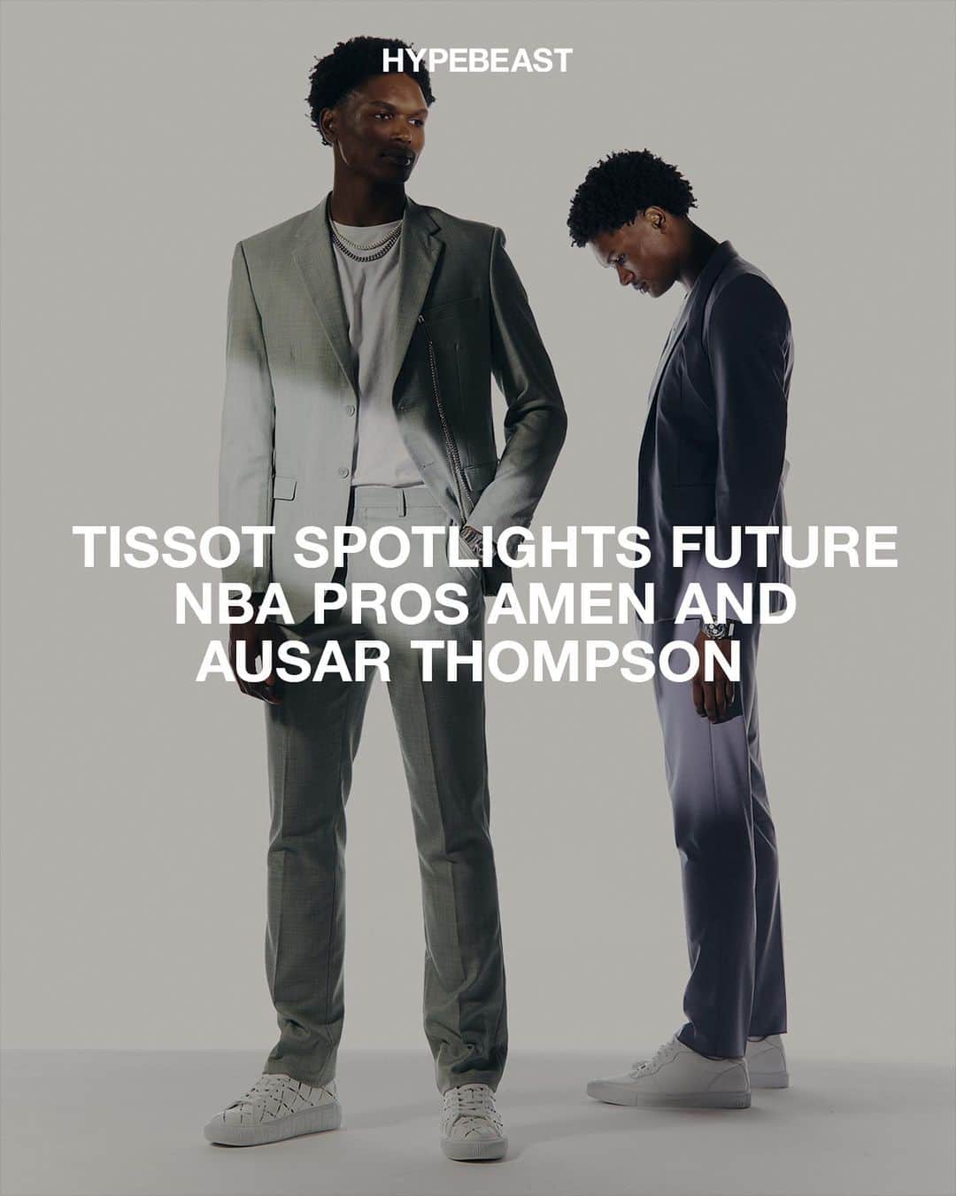 HYPEBEASTさんのインスタグラム写真 - (HYPEBEASTInstagram)「Swiss watch brand @Tissot.us, the official timekeeper of the NBA, has partnered up with brothers Amen and Ausar Thompson for the 2023 NBA draft where they will sport the Tissot PRX Chronograph. Tissot is a 170-year-old global watch brand renowned for its line of exceptional watches, while brothers @amen.thompson and @ausarthompson have spent hours developing their talents to finally play in the NBA. Head to the link in bio to learn more about what it took for the Thompson brothers to get to this stage in their careers. #OfficialTimekeeper #sponsored」6月23日 6時29分 - hypebeast