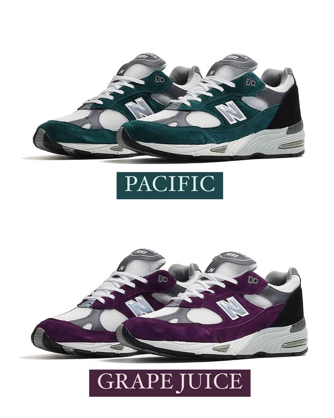 Sneaker Newsさんのインスタグラム写真 - (Sneaker NewsInstagram)「If you could only pick one...which NB991 are you choosing?⁠ PACIFIC or GRAPE JUICE?⁠ Tap the link in our bio for a detailed look at both.」6月23日 7時00分 - sneakernews