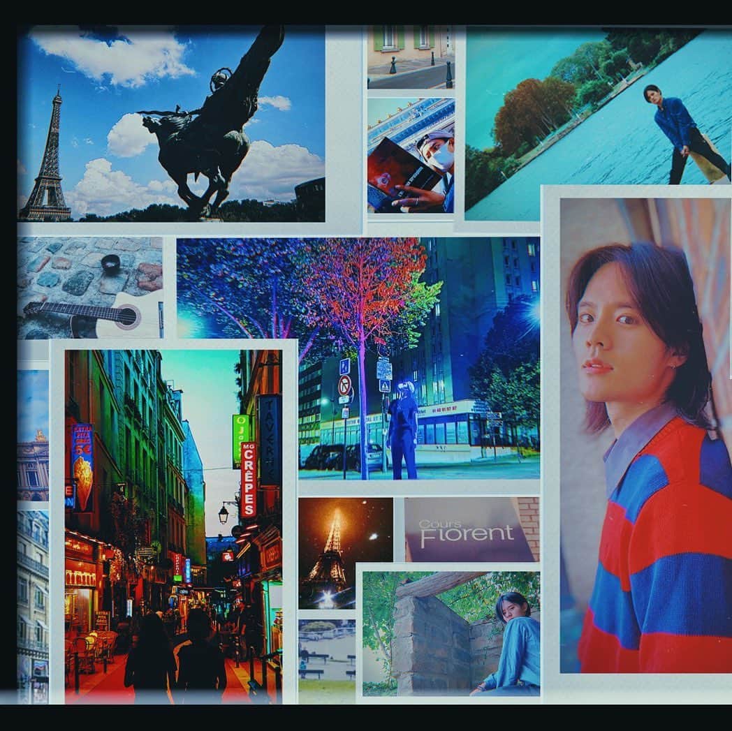 のインスタグラム：「☆ Memories  Sharing my memories.  In Paris, France when I was at  "Cours Florent" Acting ln English course. "Je vois la vie en rose" à bientôt xx  #keitogram #けいとのインスタグラム」