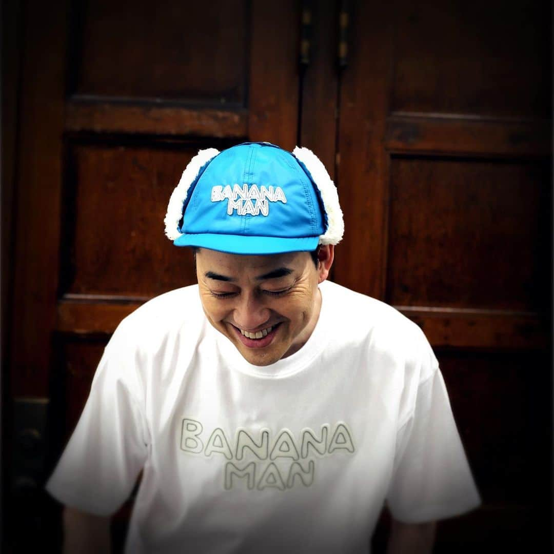 バナナマンさんのインスタグラム写真 - (バナナマンInstagram)「. 【着用アイテム】  設楽 ・ボアCAP　color：BLU　size : F （アジャスター調整可） ・T-シャツ　BANANAMAN TEE　color:WHT　size：M ・Dickies × bananaman Cotton Work Pants　color : NVY　size：34  #bananaman #bananamangoods  #bananamanlive #バナナマン #バナナマンライブ #bananamanliveO #バナナマングッズ」7月22日 12時00分 - bananaman_goods_official