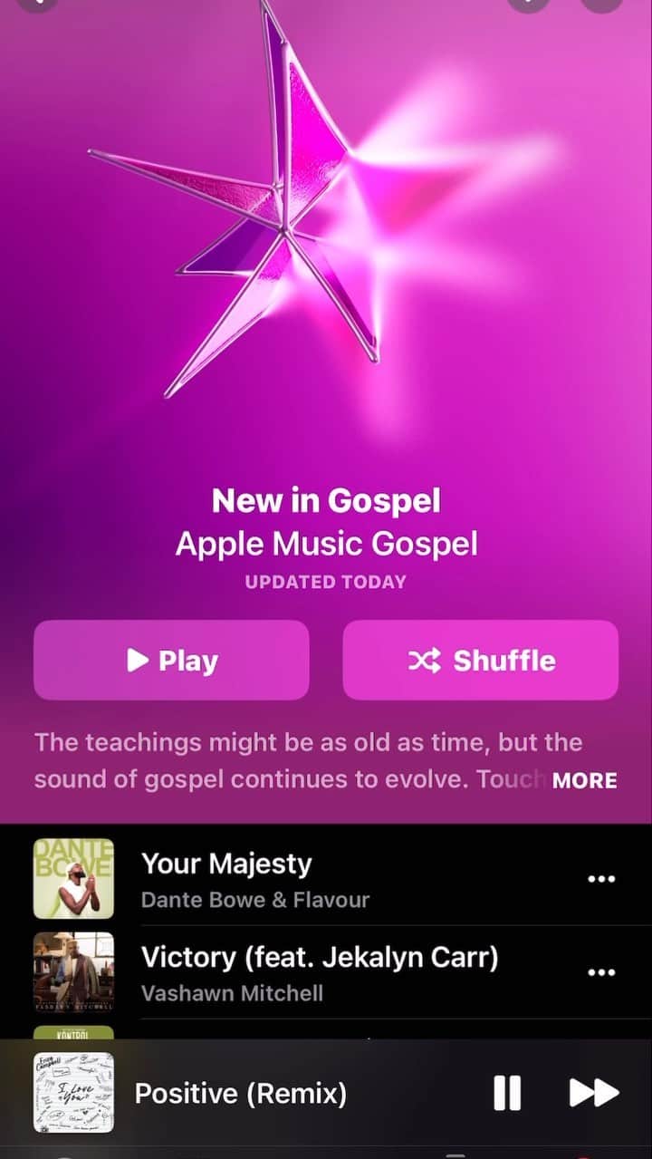 エリカ・キャンベルのインスタグラム：「🚨 @imericacampbell newest single “Positive (Remix)” is out and available! Head to @applemusic to love and add it to your catalog 😉  Her new 💿 #ILoveYou coming soon 🔥」