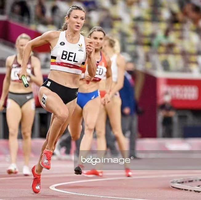 Paulien COUCKUYTのインスタグラム：「🇧🇪 Happy BELGIUM day ! 🇧🇪  Always very grateful and excited to run in the name of Belgium !   #nationalefeestdag #weareteambelgium #olympicgamestokyo2020」