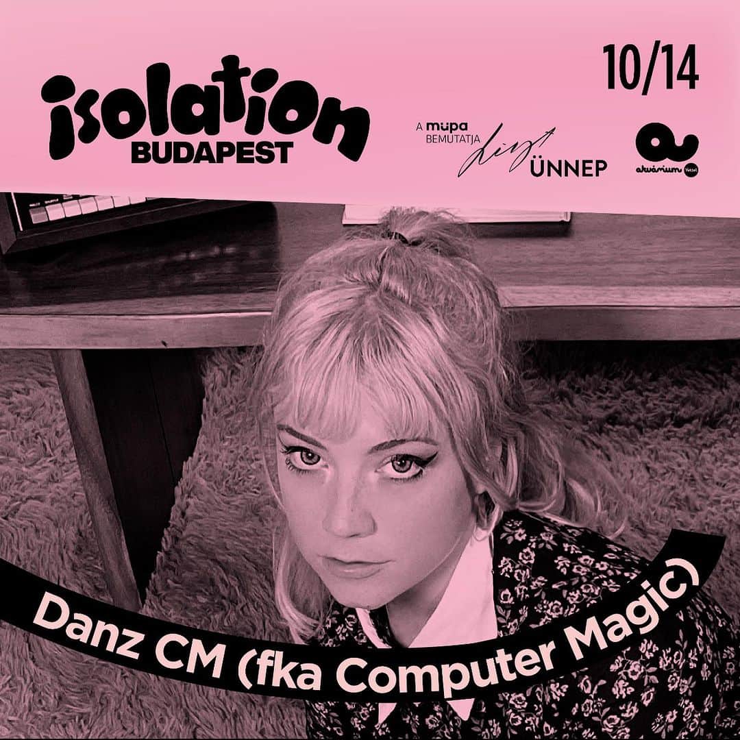 Computer Magicのインスタグラム：「Hey Europe, I’m coming back!  That’s right, you can catch me Oct 14th at ISOLATION Budapest at @akvariumklub. 🇭🇺 Ticket link in bio. 🇭🇺  Maybe some more dates 🤔🛸Not sure yet. Still finishing this record I’m working on.  Above are some pics from last Euro tour. Can’t wait to go back!」