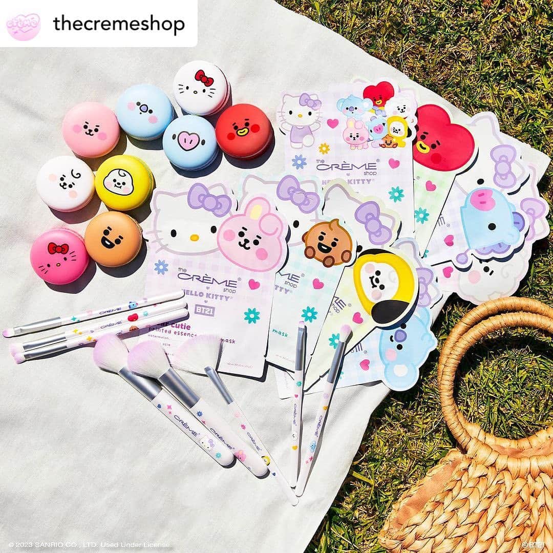 BT21 Stars of tomorrow, UNIVERSTAR!さんのインスタグラム写真 - (BT21 Stars of tomorrow, UNIVERSTAR!Instagram)「Posted @withregram • @thecremeshop  THE ICONIC COLLECTION YOU’VE BEEN WAITING FOR. 💜🎀 AVAILABLE NOW!  @THECREMESHOP @HELLOKITTY @BT21_OFFICIAL Our newest collection with all our besties.  Available at ULTA Beauty for US & Canada only, 08/01/23.  #BT21 #BT21BABY #HELLOKITTY #SANRIO #KOYA #RJ #SHOOKY #MANG #CHIMMY #TATA #COOKY #VAN」7月22日 7時00分 - bt21_official